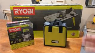 Ryobi Router Table and Router [upl. by Adnilahs]