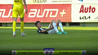 SESTŘIH České Budějovice  Olomouc 02 Debut jako hrom Kliment zařídil oba góly [upl. by Anrak]