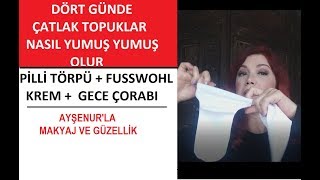 Ayaklara Kış pedikürü Sert Topukları 4 günde Yumuş Yumuş Yapmak [upl. by Durning425]