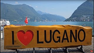 Explore Lugano Switzerland Walking Tour 🇨🇭  City Walk in 4k60fps HDR [upl. by Atihana]