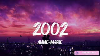 AnneMarie  2002 Lyrics  Ed Sheeran Clean Bandit Mix Lyrics [upl. by Vihs264]