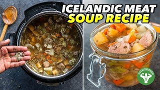 Slow Cooker Kjötsúpa  Icelandic Lamb Soup Recipe [upl. by Niawd]