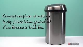 Comment remplacer le clip de la Touch Bin Brabantia  Brabantia [upl. by Dennet]