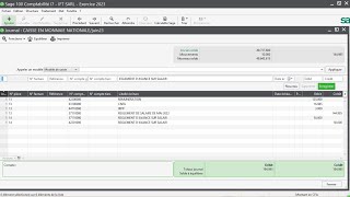 N°44 COMMENT ENREGISTRER UN ACOMPTE DE SALAIRE SUR SAGE SAARI i7 [upl. by Garlen646]