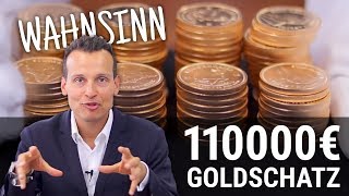 Krügerrand Goldmünzen 🔱 Der 110000 EUR Goldschatz [upl. by Politi]