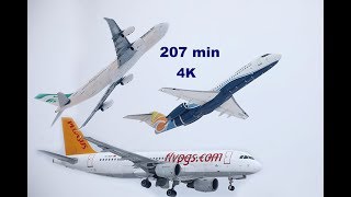 207 MIN  Planespotting in Munich Airport MUC 2018  327 HOURS 4K [upl. by Dionis]