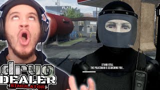 I GET TAZED BY THE COPS  Dope Dealer Simulator [upl. by Ilat]