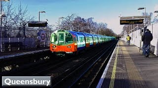 Queensbury  Jubilee line  London Underground  1996 Tube Stock [upl. by Deenya132]