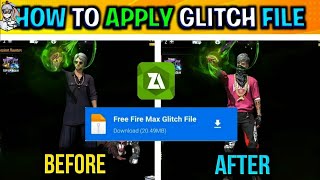 How To Apply Glitch File In Free Fire  How To Apply Glitch File In Free Fire Max  Glitch File FF [upl. by Odey334]