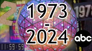 New Years Rockin Eve ABC Ball Drop 19732024 1080p60 [upl. by Cul]