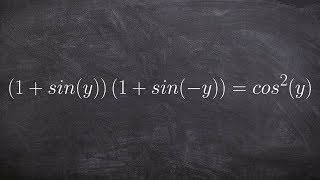 Verifying a trigonometric Identities [upl. by Johen]