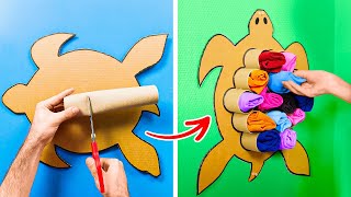 Fun DIY Cardboard Crafts to Try at Home 🎨📦 [upl. by Tiffi]