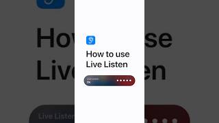 How to use Live Listen — Apple Support [upl. by Shay157]