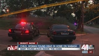 Two found dead at 55th and Wabash in Kansas City Mo [upl. by Stanislas]