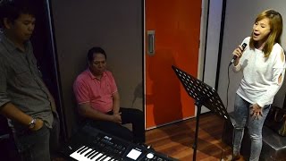 OPM Singers Jenine Desiderio Shanne Velasco in fullswing preparing for Songs for Heroes 2 [upl. by Inman209]