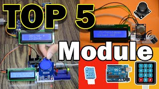 TOP 5 Module Arduino  TOP 5 amazing Module Electronic Arduino Projects [upl. by Unhsiv360]