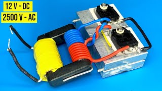 how to make transformer inverter 12v to 2500v power supplies jlcpcb [upl. by Katz955]