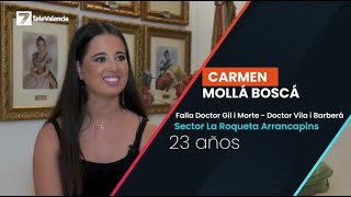 Candidatas a Fallera Mayor de Valencia 2024 Carmen Mollá Boscá [upl. by Atteuqcaj]