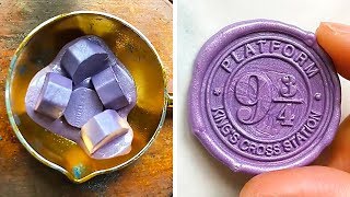 WAX SEALING IS SO SATISFYING TO WATCH 😍 [upl. by Elleinnad]