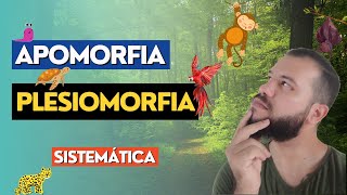 Apomorfia plesiomorfia e estados de caracteres  Sistemática e filogenia [upl. by Amik]