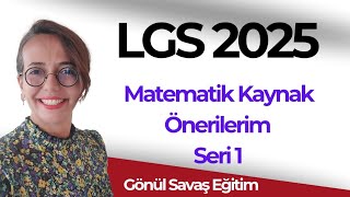 LGS 2025  Matematik Kaynak Önerilerim lgs2025 lgs [upl. by Fremont]