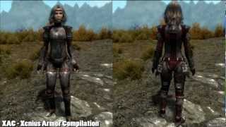 Skyrim Mod Spotlight XAC  Xenius Armor Compilation and Thrassian Plaguesword [upl. by Phyllida]