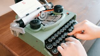 LEGO Ideas Typewriter Typing Test [upl. by Huston]