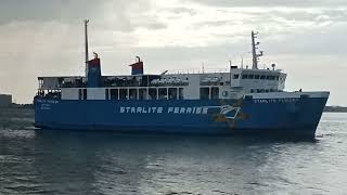 STARLITE PIONEER  STARLITE FERRIES  CEBU CITY PIER 5 [upl. by Emolas]