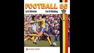 STICKERS PANINI BELGIUM CHAMPIONSHIP 1986 KV MECHELEN [upl. by Richie]