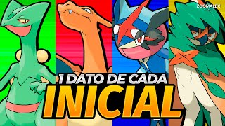 1 DATO SOBRE CADA POKÉMON INICIAL✨🤩 PARTE FINAL [upl. by Lalib492]