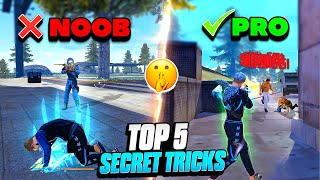 TOP 5 SECRET TRICKS 🤯 IN FREE FIRE 🔥  PRO TIPS AND TRICKS 2024  FIREEYES GAMING  FREE FIRE MAX [upl. by Eleazar246]