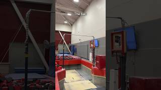 Scariest high bar ever 😳 gymnastics gymnast gym fail olympics sports xgames sport fails [upl. by Landes225]