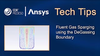 Fluent Gas Sparging using the DeGassing Boundary [upl. by Akierdna]