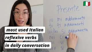 20 Italian reflexive verbs you need to master for daily conversation Sub [upl. by Pickering]