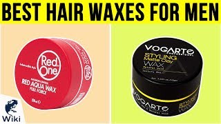 10 Best Hair Waxes for Men 2019 [upl. by Eileek]