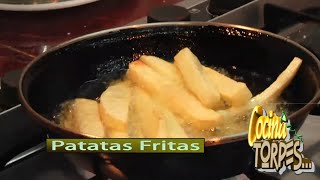 ✅ Aprende a hacer PATATAS FRITAS ✅ Como freír patatas sin tener ni idea 👍 COCINA PARA TORPES 1 👍 [upl. by Jelsma]