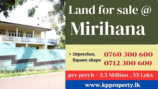 Superb Land for Sale  Mirihana [upl. by Israel]