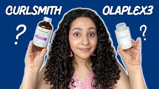 Olaplex VS Curlsmith  Comparison Tutorial amp Results [upl. by Glogau]