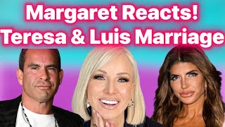 Margaret reacts Teresa and Luis’s marriage rhonj rhonjfinale [upl. by Assilrac]