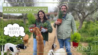 Happy People at Athens Happy House ep 1with evridikivalavani8924 [upl. by Phaih]