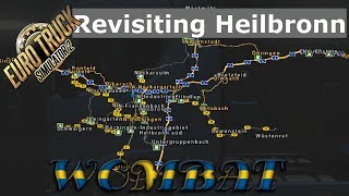 ETS2 133  Revisiting Heilbronn 11 scale map by Klauzzy and testing its recommended graphics mod [upl. by Hannaoj961]