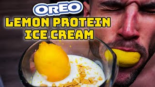 Lemon Oreo Protein Ice Cream I Lemon ANABOLIC Ice Cream I Greg Doucette Inspired I Protein Gelato [upl. by Edahc]