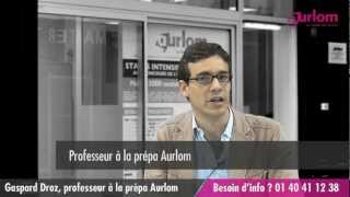 Gaspard professeur Tage MageScore IAE Message à la prépa Aurlom [upl. by Ahsataj]