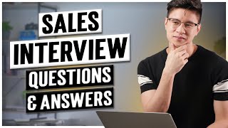 TOP 5 Most Common Sales Interview Questions amp Answers in Tech Sales How to PASS A Sales Interview [upl. by Snebur441]