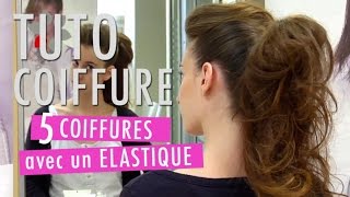 Attacher ses cheveux  5 coiffures faciles et originales  Tuto Coiffure [upl. by Yralam]