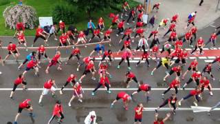 quotLauf gehtsquot Warmup vor dem Heidenheimer Stadtlauf [upl. by Wamsley]