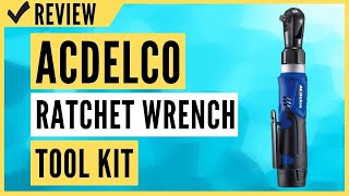 ACDelco ARW1209P G12 Series 12V Liion Cordless 38” 45 ftlbs Ratchet Wrench Tool Kit Review [upl. by Ollecram]