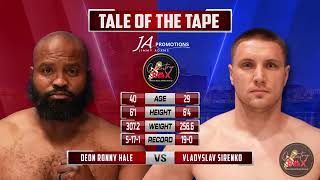 Boxing  Vladyslav Sirenko  Deon Ronnie Hale 02042024 [upl. by Darryl]