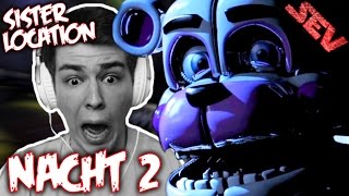 FNAF SISTER LOCATION GAMEPLAY DeutschGerman  Lets Play FIVE NIGHTS AT FREDDYS SISTER LOCATION [upl. by Pirozzo]