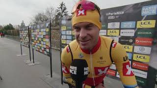 Alexander Kristoff  Interview at the start  ParisNice 2023  Stage 2 [upl. by Aekerly]